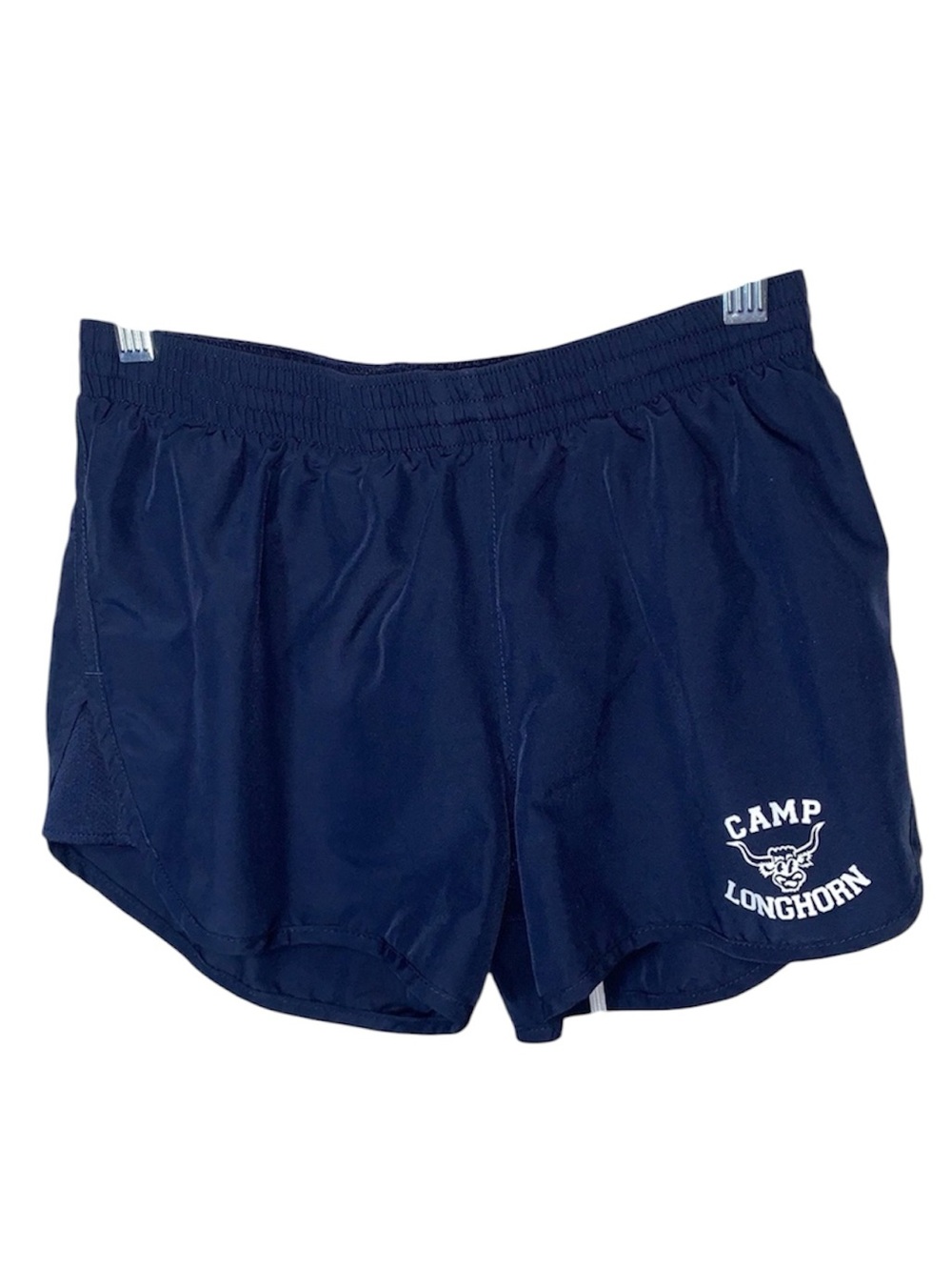 Augusta Sportswear Camp Longhorn Shorts – Navy & White – Girls Large